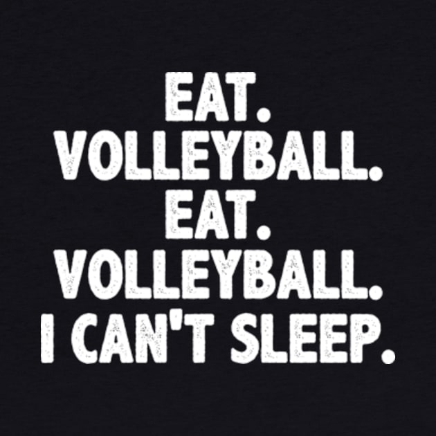 eat volleyball eat funny saying by MinyMerch